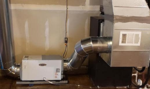 ehumidifier installation